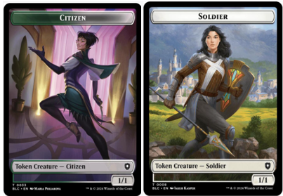 Citizen (0033) // Soldier (0008) Double-Sided Token